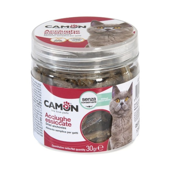 Gardums kaķiem - žāvētie anšovi 30g
