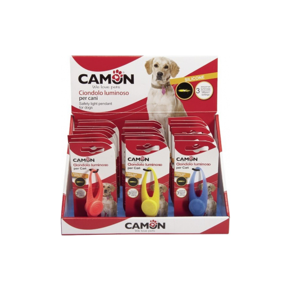 Silikona luminiscējošā signālzīme suņiem 8cm