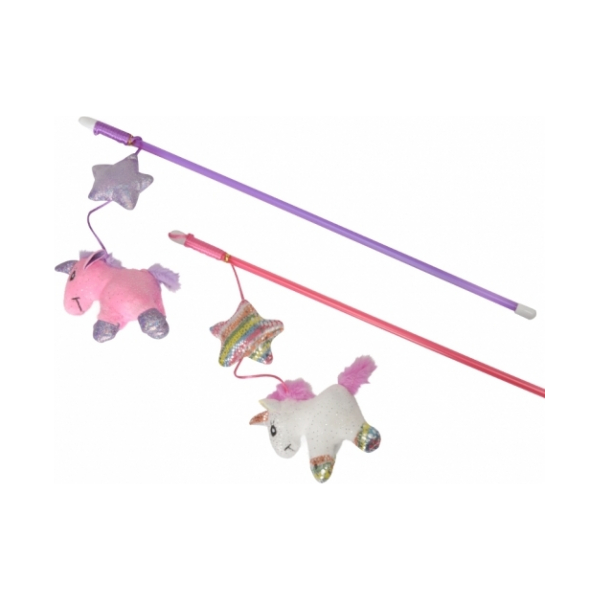 Rotaļlieta kaķiem - Nūja ar Vienradzi 45cm