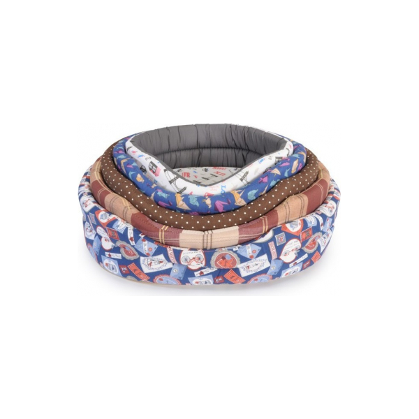 Ovāla guļvieta Royalina daudzkrāsainā 40cm