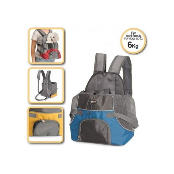 Dzīvnieku pārvadāšanas mugursoma Blue 28x22x26/38cm