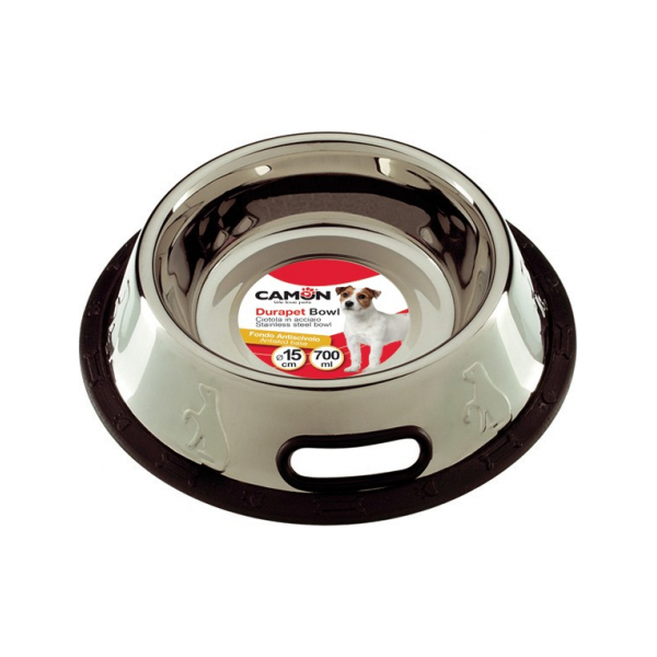 Bļoda nerūsējošā tērauda neslidoša 700ml