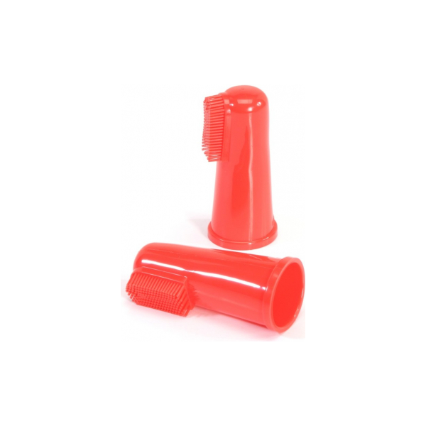 Uzpirkstenis zobu tīrīšanai mājdzīvniekiem 2 gb