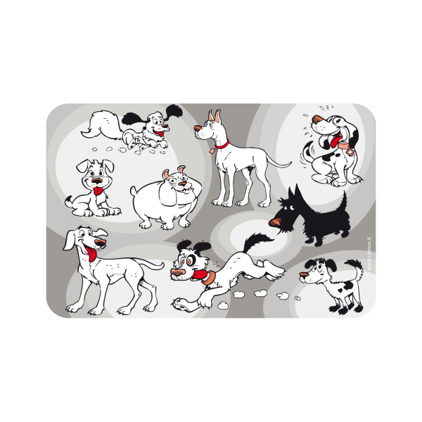 Коврик под миски для собак 43x28см
