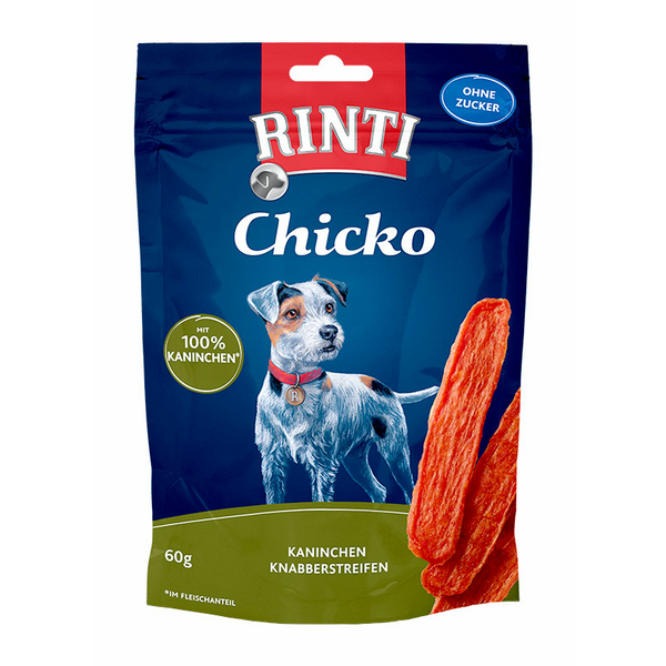RINTI Extra Chicko Kaninchen 60g - 100% trušu gaļa