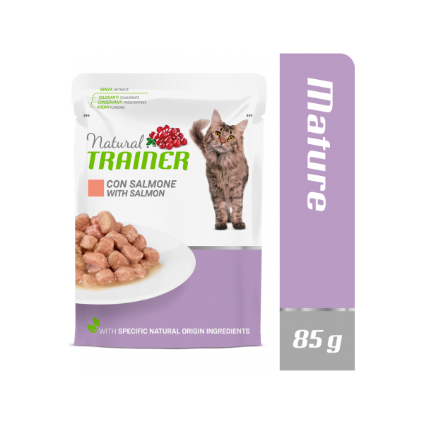 NT CAT MATURE SALMON BUSTA 85G - КОНСЕРВЫ С ЛОСОСЕМ ДЛЯ ПОЖИЛЫХ КОШЕК