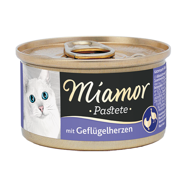 Miamor Pate Poultry hearts 85g - Pastēte ar mājputnu sirdīm