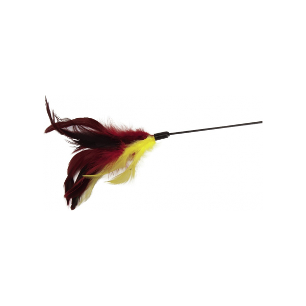 Игрушка-палочка для кошек с перьями 66 см (длина палочки 45 см)