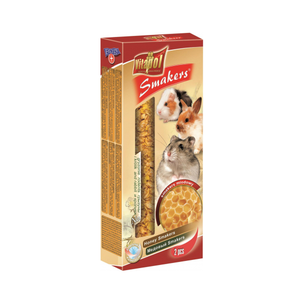 STANDARD Smakers honey for rodents and rabbit 2pcs 90g - Vitapol палочки с медом для грызунов