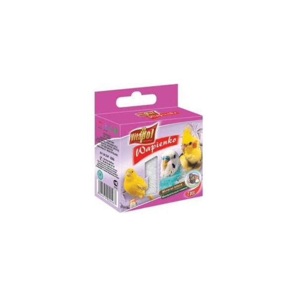 Minerālu akmens ar gliemežvākiem 35g - Vitapol MINERAL BLOCK with shells for birds