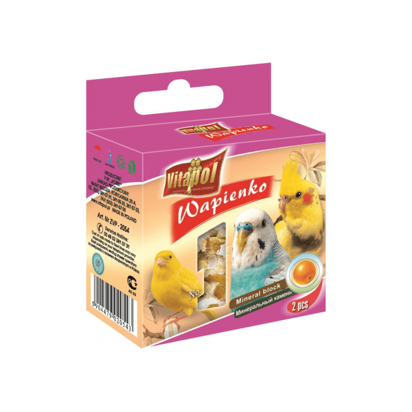 Minerālakmens ar apelsīniem 35g - Vitapol MINERAL BLOCK orange for birds