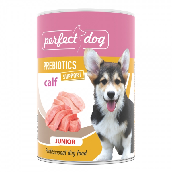 Perfect Dog Junior Calf 400g - Konservēta barība kūceniem (teļa gaļa)
