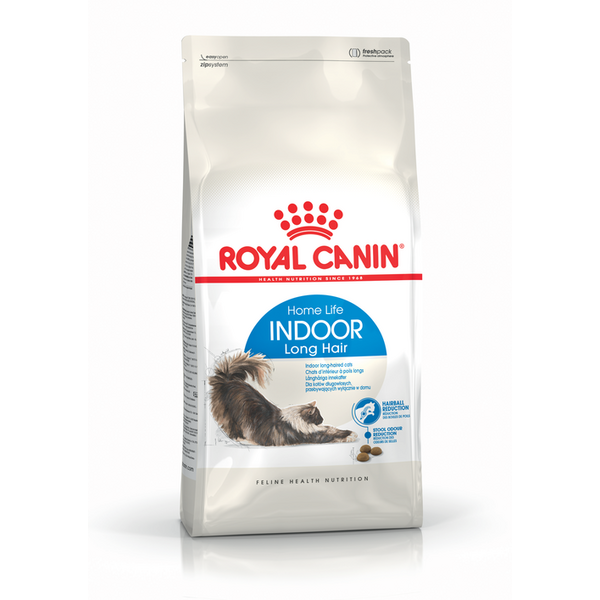 Royal Canin FHN Indoor Long Hair 4kg - Sausā barība garspalvainiem kaķiem