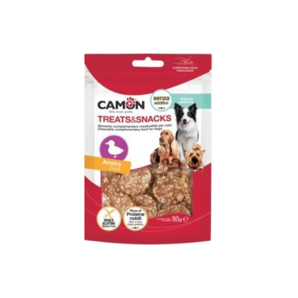 Pīles gaļas un rīsu monētas 80g - Gardums suņiem