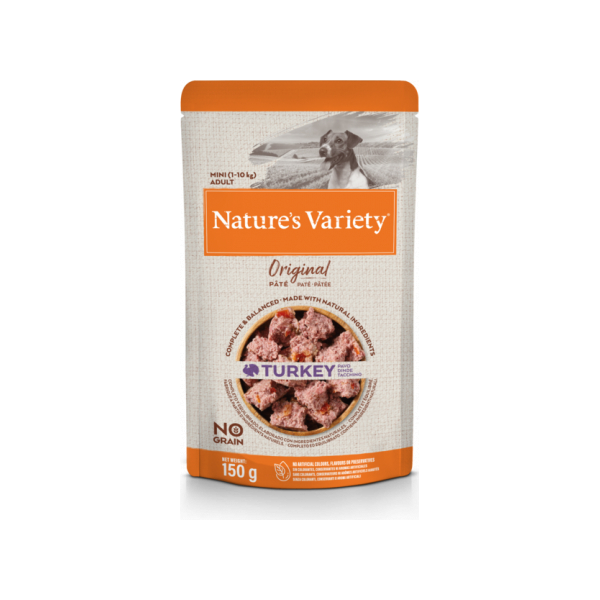 Nature's Variety Dog Original Mini Turkey 150g - Konservēta barība suņiem (tītars)