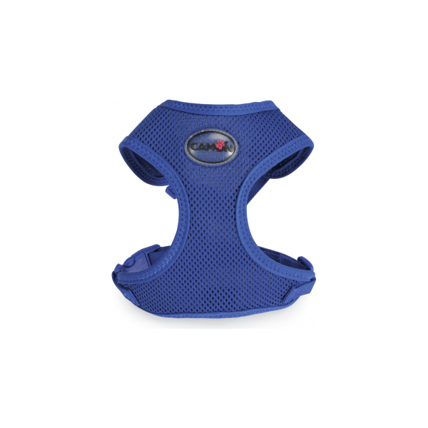 Шлейка для собак MESH с двойной регулировкой  темно-синяя  24/32x21/42 cm