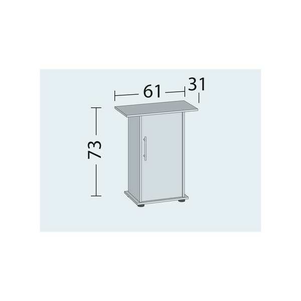 Juwel Primo 60/70 Cabinet Black - skapis akvārijam, 3 image