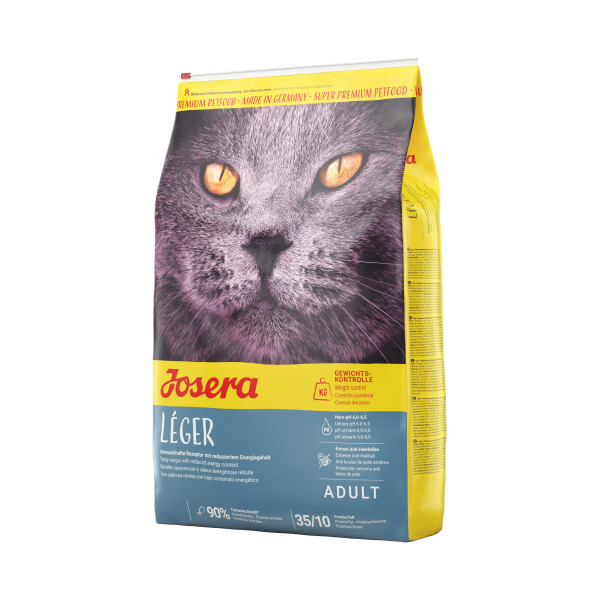 Josera Super Premium Leger Light 2kg - Pieaugušiem kaķiem (mājputns un rīsi)