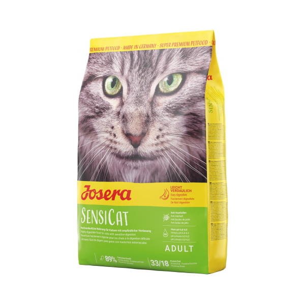 Josera Super Premium SensiCat 2kg - Pieaugušiem kaķiem (mājputns un rīsi)