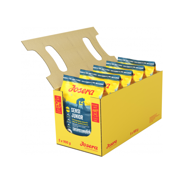 Josera Sensi Junior 5x900g - Visu šķirņu kucēniem (ar pīli un lasi)