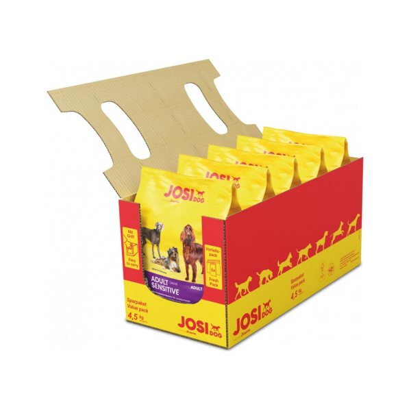 Josera JosiDog Adult Sensitive 5x900g - Visu šķirņu suņiem (vista un rīsi)