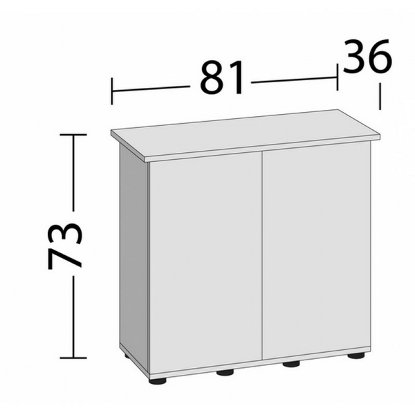 Juwel Cabinet Rio 125/Primo 110 Black - аквариумная тумба, изображение 3