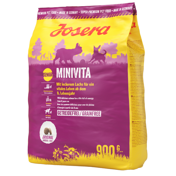 Josera Mini Vita 5x900g- Для собак малых пород (лосось и рис), изображение 2