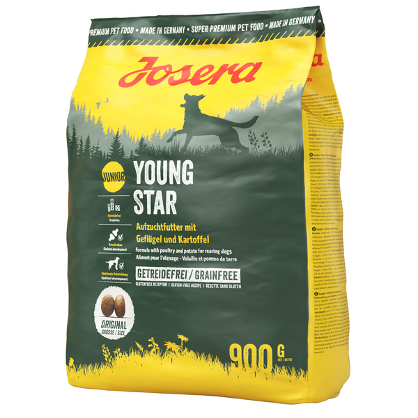 Josera Young Star 5x900g - Kucēniem no 8 nedēļu vecuma ar putnu gaļu un kartupeļiem, 2 image