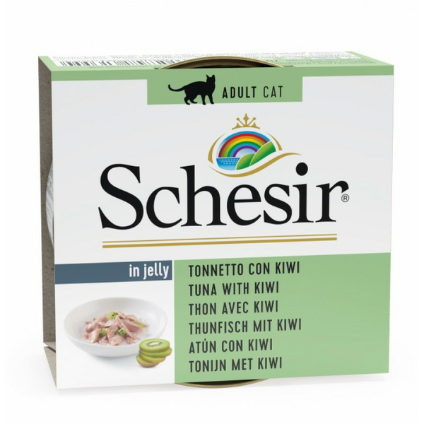 SCHESIR Cat Tuna with Kiwi in Jelly 75g - тунец и киви в желе