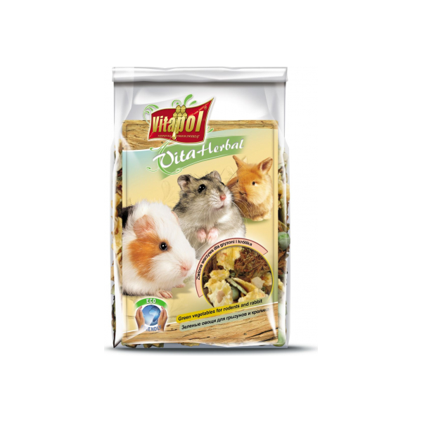 Vitapol VITA HERBAL 150g - Зеленые овощи для грызунов и кроликов