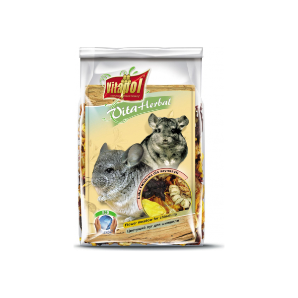 Vitapol VITA HERBAL 30g - Дополнительный корм, луговые цветы для шиншиллы