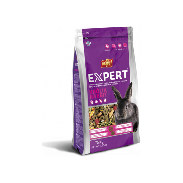 Vitapol EXPERT 750 g - Pilnvertīga barība trusiem