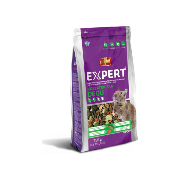 Vitapol EXPERT 750g - Полнорационный корм для дегу
