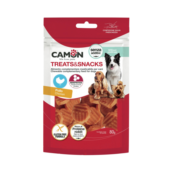 Vistas gaļas grilētas monētas 80g - Gardums suņiem