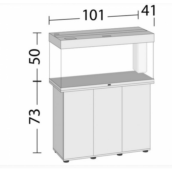 Juwel Rio 180 LED Black 180L - укомплектованный аквариум, изображение 4