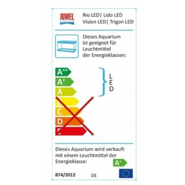 Juwel Rio 240 LED Black 240L - nokomplektēts akvārijs, 3 image