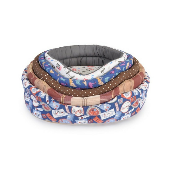 Ovāla guļvieta Royalina 48cm, daudzkrāsainā