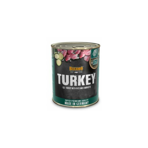 Belcando Turkey with Rice&Courgettes 800gr - Suņu konservi ar tītara gaļu, rīsiem un cukini, 3 image
