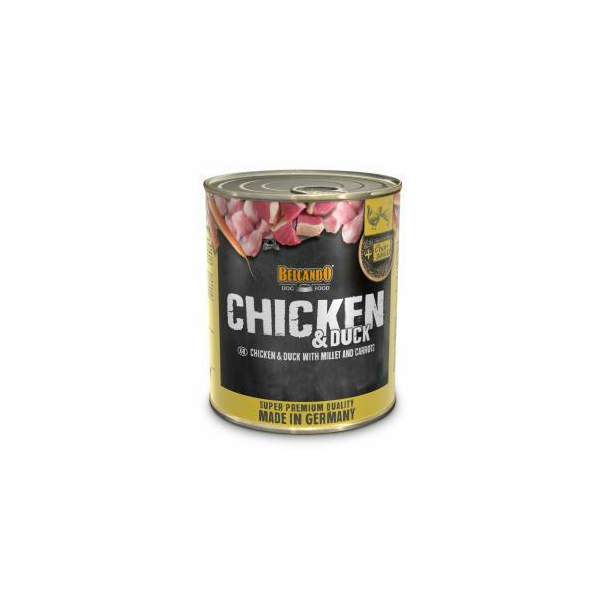 Belcando Chicken&Duck with Millet&Carotts 800gr - Suņu konservi ar vistas un pīles gaļu, rīsiem, 3 image