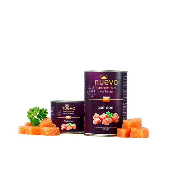 Nuevo Adult Salmon 400g - Ar vistas un laša eļļu