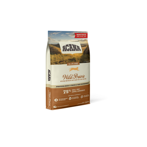 Acana Wild Prairie Cat 4.5kg - Pieaugušiem kaķiem (vista)