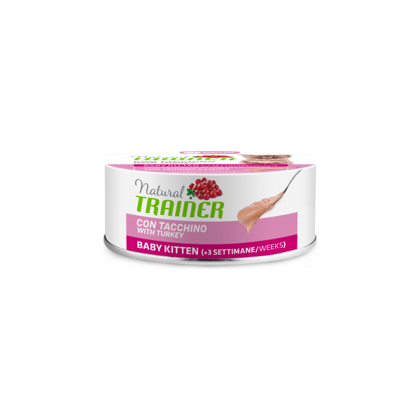 NT CAT BABY KITTEN TURKEY 80 G - Pilnvertīga konservēta barība ar tītaru kaķēniem no 3. nedēļu vecuma.