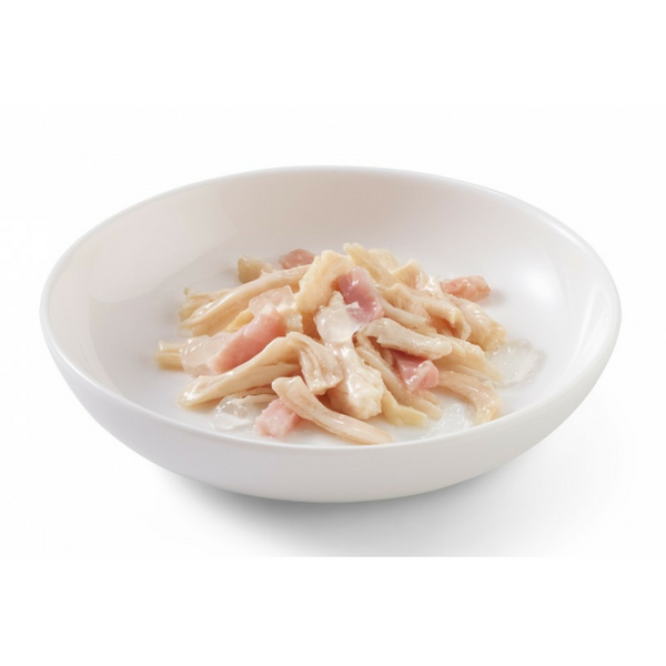 SCHESIR Cat Chicken Fillets with Ham 85g - vistas fileja un šķiņķis želejā, 2 image