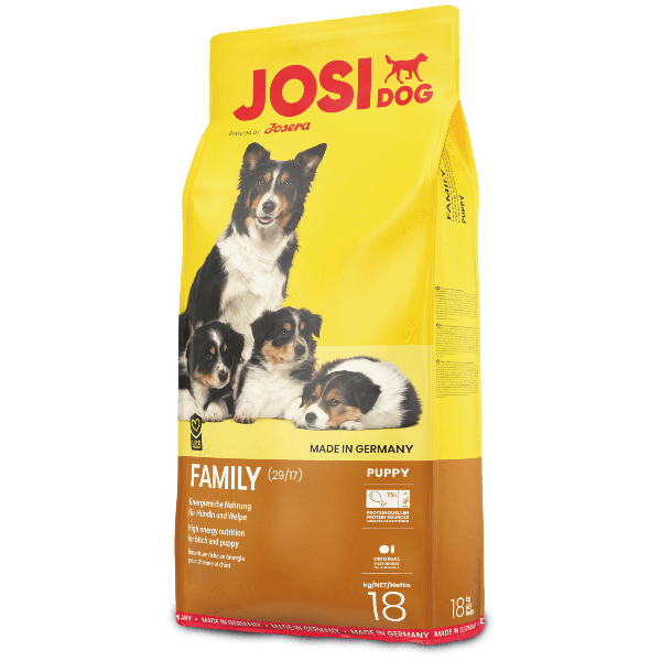 Josera JosiDog Premium Family 18kg - Barība ar augstu enerģijas līmeni