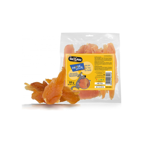 HAU&MIAU Chicken Jerky Tenders 500g - Vistas fileja, 2 image