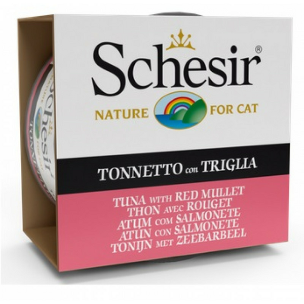 SCHESIR Cat Tuna with Red Mullet 85g - tuncis un sarkana kefale želejā