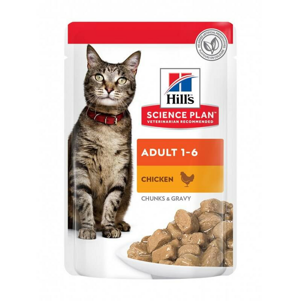 Hill's Adult Multipack Chicken, Ocean Fish & Beef 85g - gulaša komplekts kaķiem, 3 image