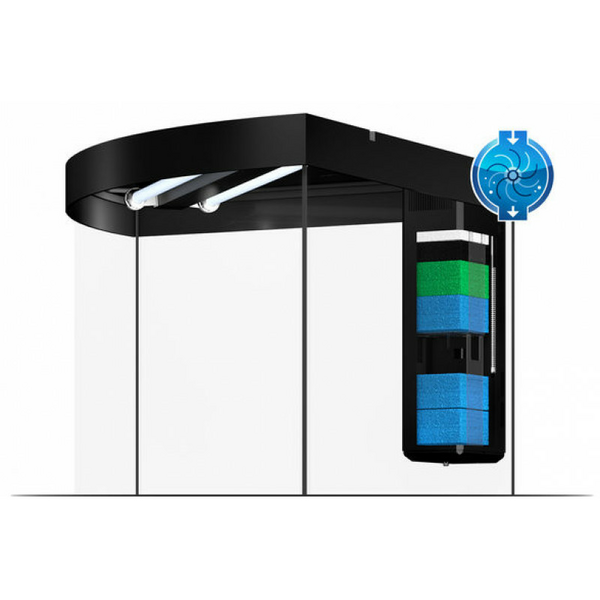 Juwel Trigon 190 LED Dark Wood 190L - AKVĀRIJS+SKAPIS, 5 image