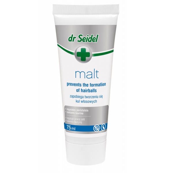 Dr.Seidel Malt Paste 75ml - spalvu kamolu izvadīšanai no gremošanas trakta kaķiem
