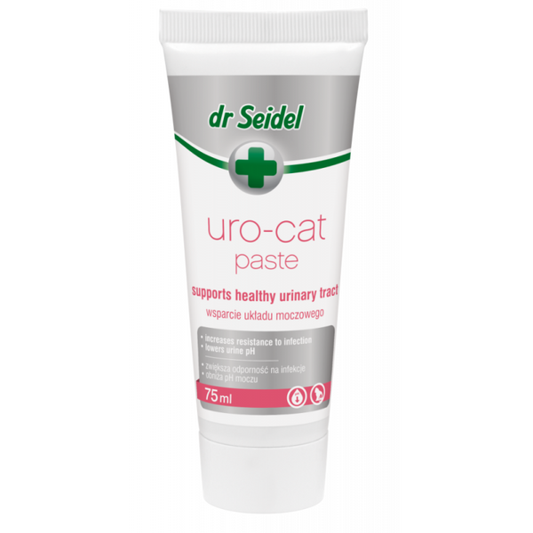 Dr.Seidel Uro-Cat Paste 75ml - kaķiem ar noslieci uz urīnceļu sistēmas saslimšanām
